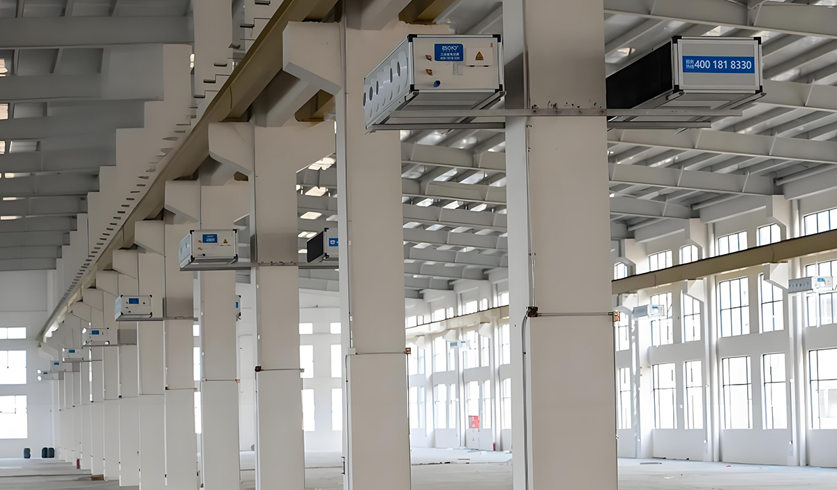 纸箱厂厂房车间降温方案